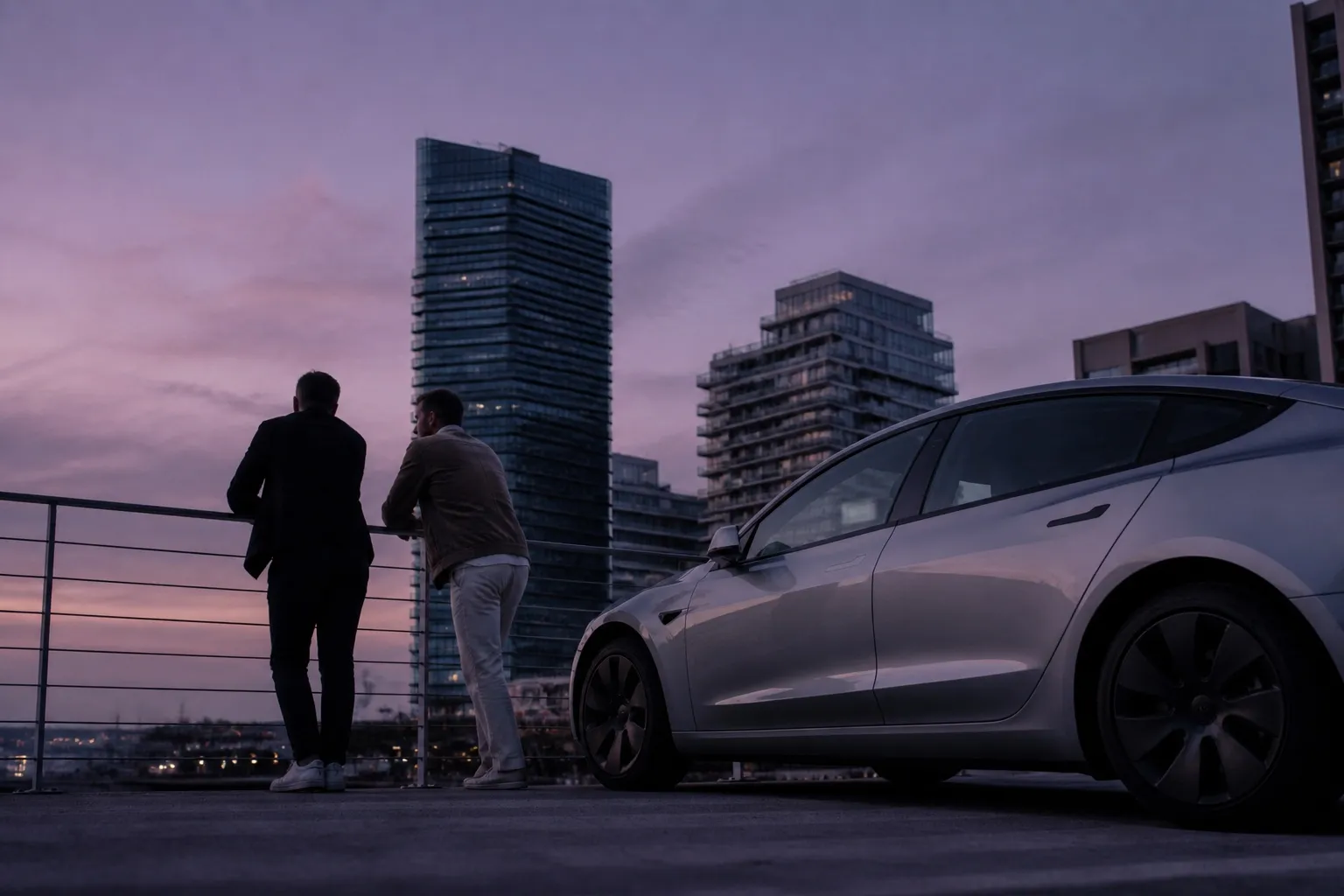 Tesla Model 3 in Paris — electric car rental for businesses with Jool
